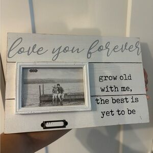 Distressed frame grow old with me, numbers included brand new never used